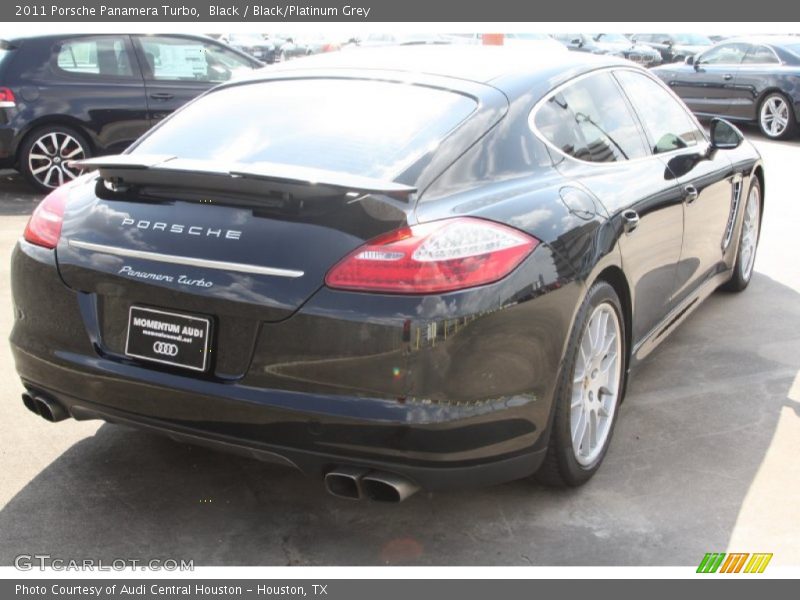 Black / Black/Platinum Grey 2011 Porsche Panamera Turbo