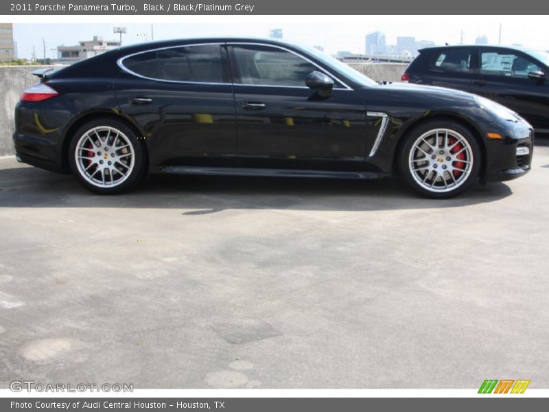 Black / Black/Platinum Grey 2011 Porsche Panamera Turbo