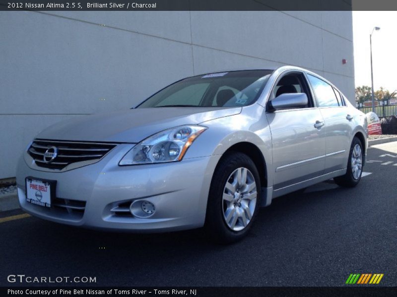 Brilliant Silver / Charcoal 2012 Nissan Altima 2.5 S