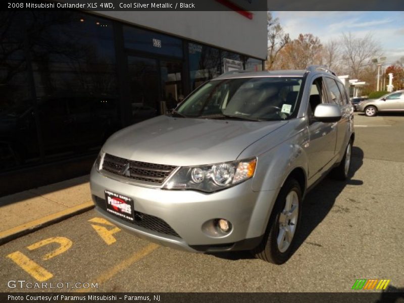 Cool Silver Metallic / Black 2008 Mitsubishi Outlander XLS 4WD