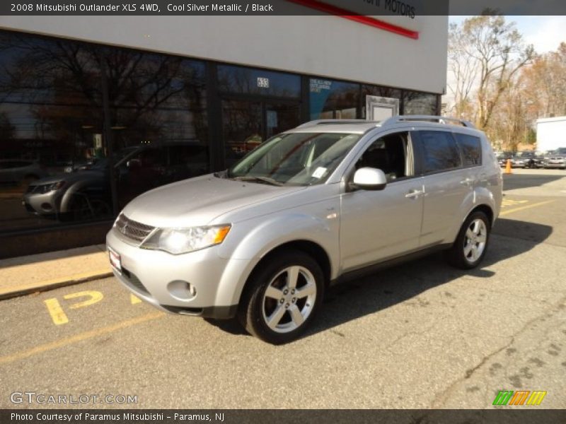 Cool Silver Metallic / Black 2008 Mitsubishi Outlander XLS 4WD