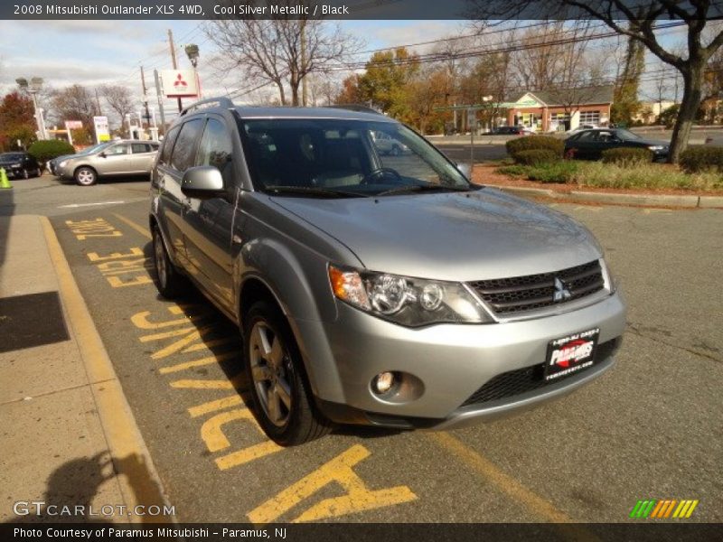 Cool Silver Metallic / Black 2008 Mitsubishi Outlander XLS 4WD
