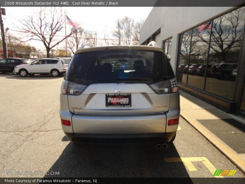 Cool Silver Metallic / Black 2008 Mitsubishi Outlander XLS 4WD