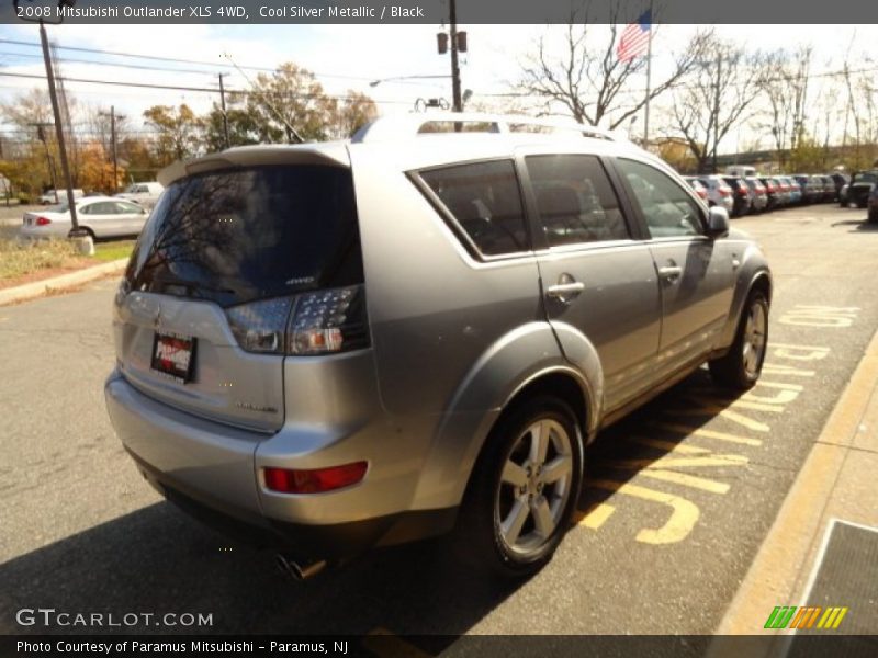 Cool Silver Metallic / Black 2008 Mitsubishi Outlander XLS 4WD