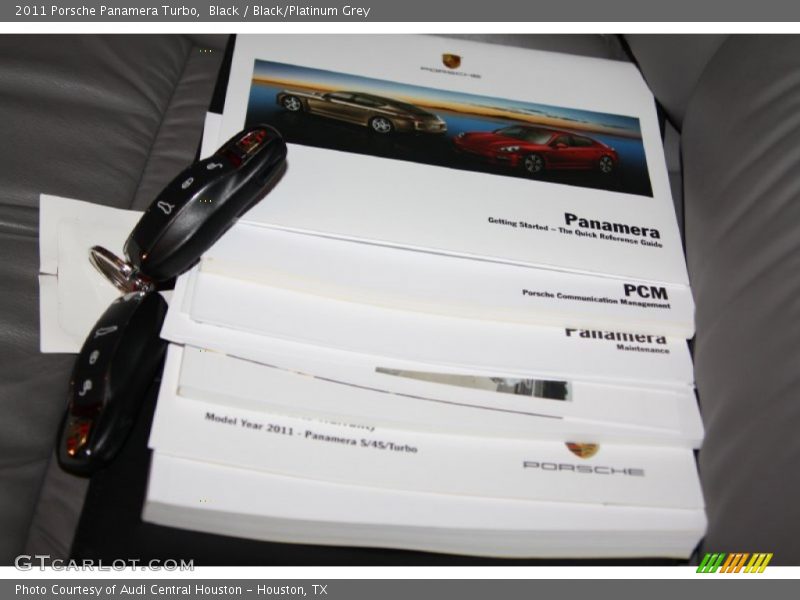 Black / Black/Platinum Grey 2011 Porsche Panamera Turbo
