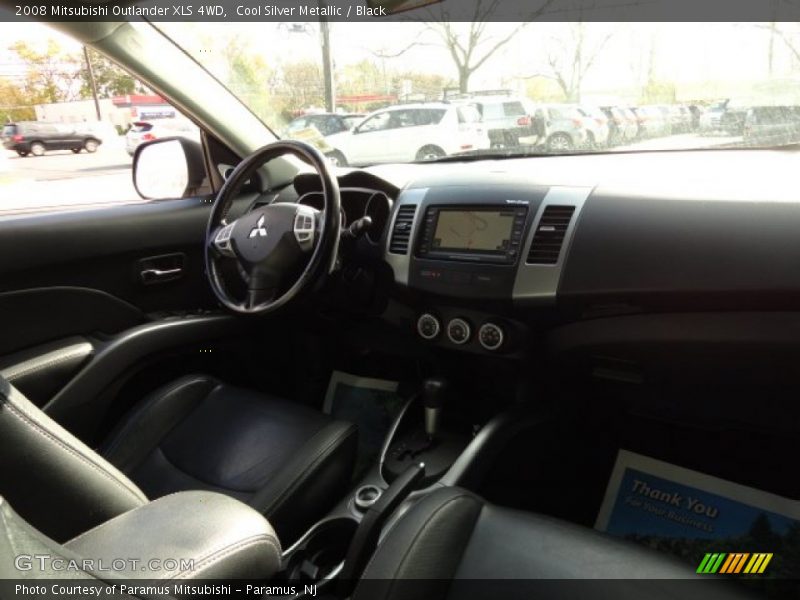 Cool Silver Metallic / Black 2008 Mitsubishi Outlander XLS 4WD