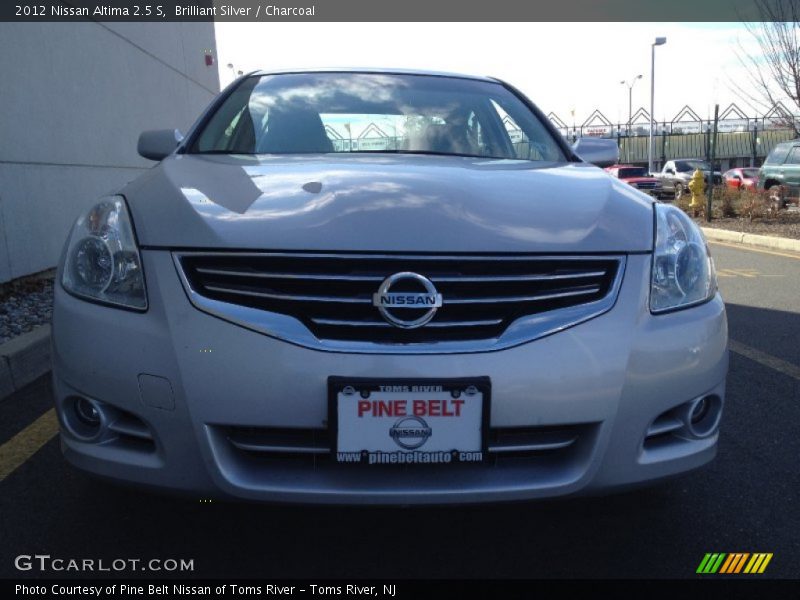 Brilliant Silver / Charcoal 2012 Nissan Altima 2.5 S