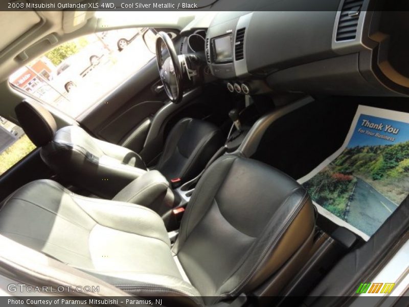 Cool Silver Metallic / Black 2008 Mitsubishi Outlander XLS 4WD