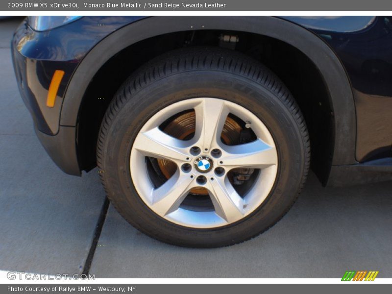 Monaco Blue Metallic / Sand Beige Nevada Leather 2009 BMW X5 xDrive30i