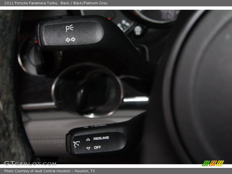 Black / Black/Platinum Grey 2011 Porsche Panamera Turbo