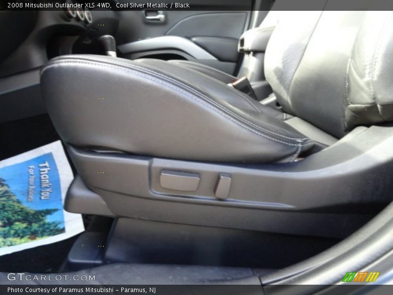 Cool Silver Metallic / Black 2008 Mitsubishi Outlander XLS 4WD
