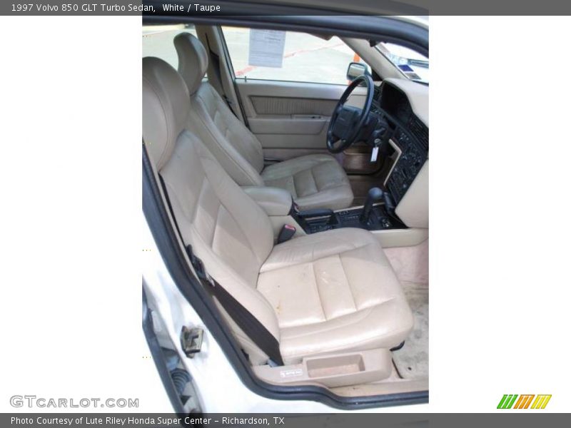 White / Taupe 1997 Volvo 850 GLT Turbo Sedan