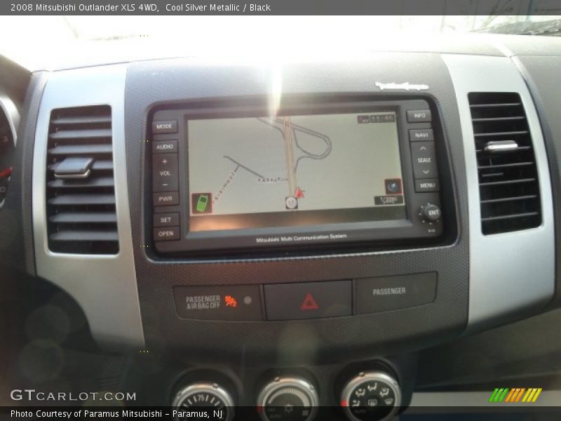Cool Silver Metallic / Black 2008 Mitsubishi Outlander XLS 4WD