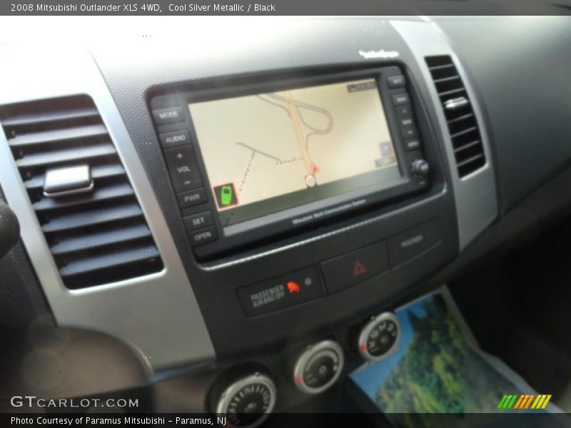 Cool Silver Metallic / Black 2008 Mitsubishi Outlander XLS 4WD