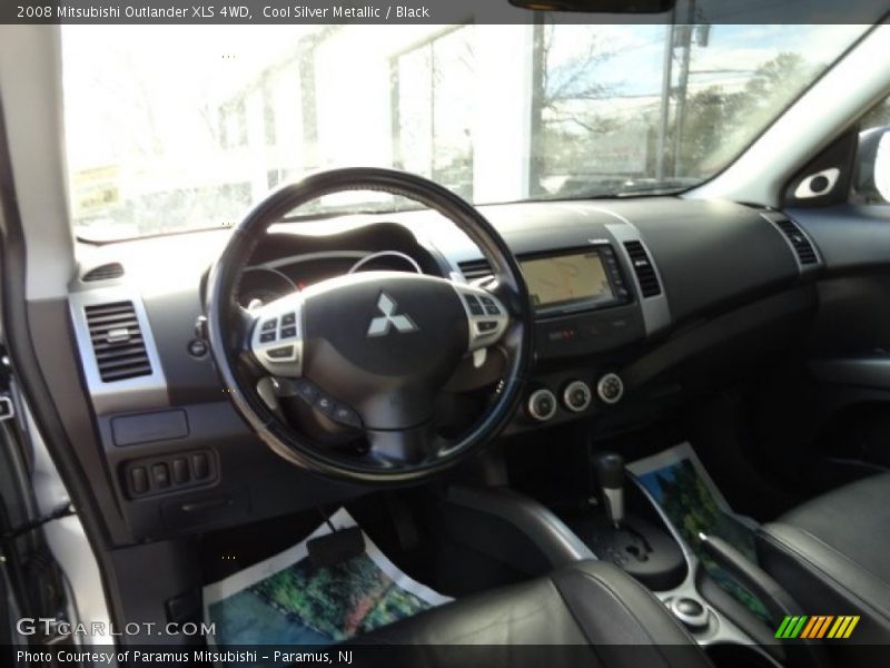 Cool Silver Metallic / Black 2008 Mitsubishi Outlander XLS 4WD