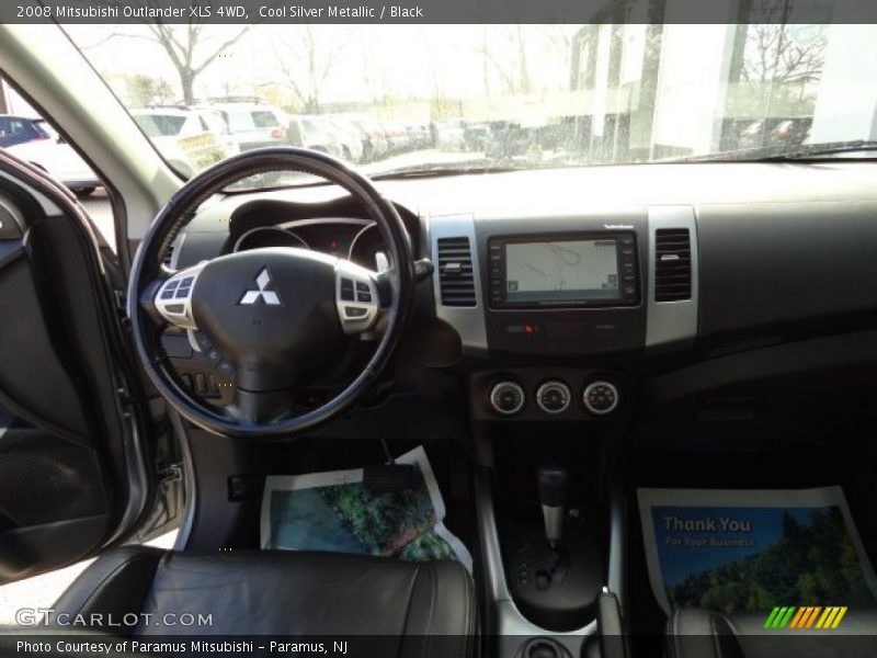Cool Silver Metallic / Black 2008 Mitsubishi Outlander XLS 4WD