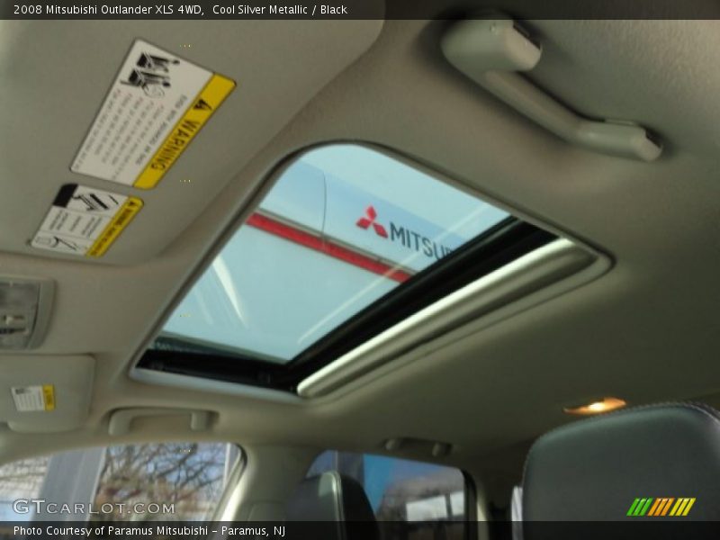 Cool Silver Metallic / Black 2008 Mitsubishi Outlander XLS 4WD