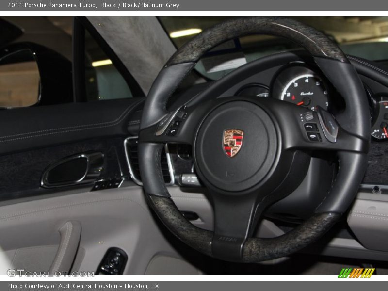 Black / Black/Platinum Grey 2011 Porsche Panamera Turbo