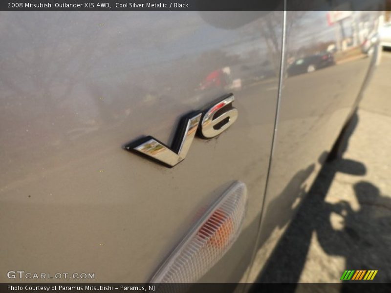Cool Silver Metallic / Black 2008 Mitsubishi Outlander XLS 4WD
