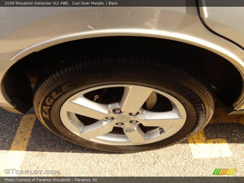 Cool Silver Metallic / Black 2008 Mitsubishi Outlander XLS 4WD
