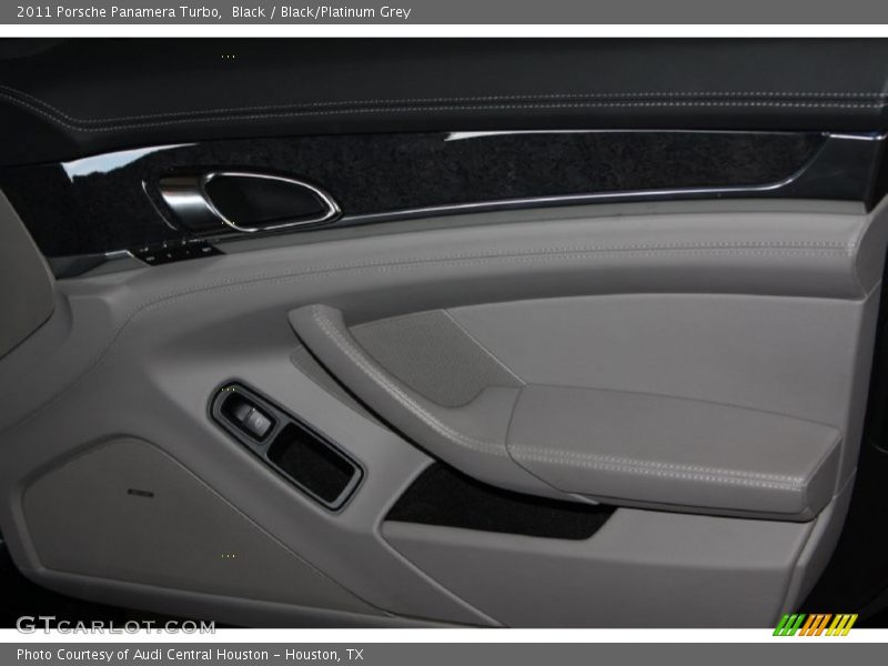 Black / Black/Platinum Grey 2011 Porsche Panamera Turbo