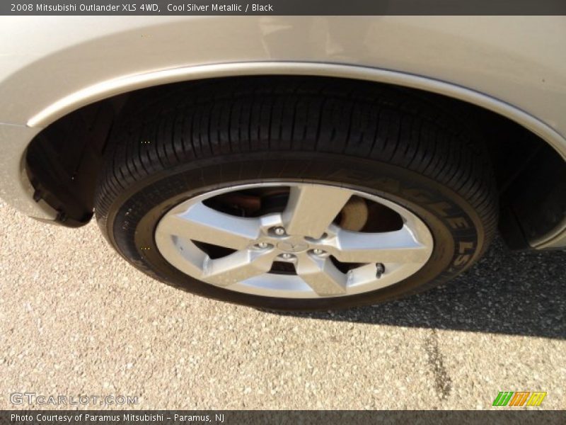Cool Silver Metallic / Black 2008 Mitsubishi Outlander XLS 4WD