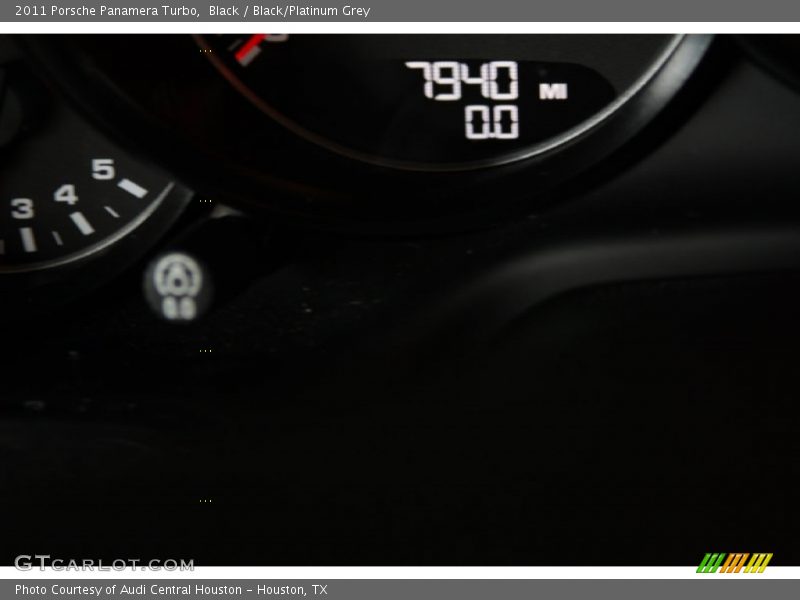 Black / Black/Platinum Grey 2011 Porsche Panamera Turbo
