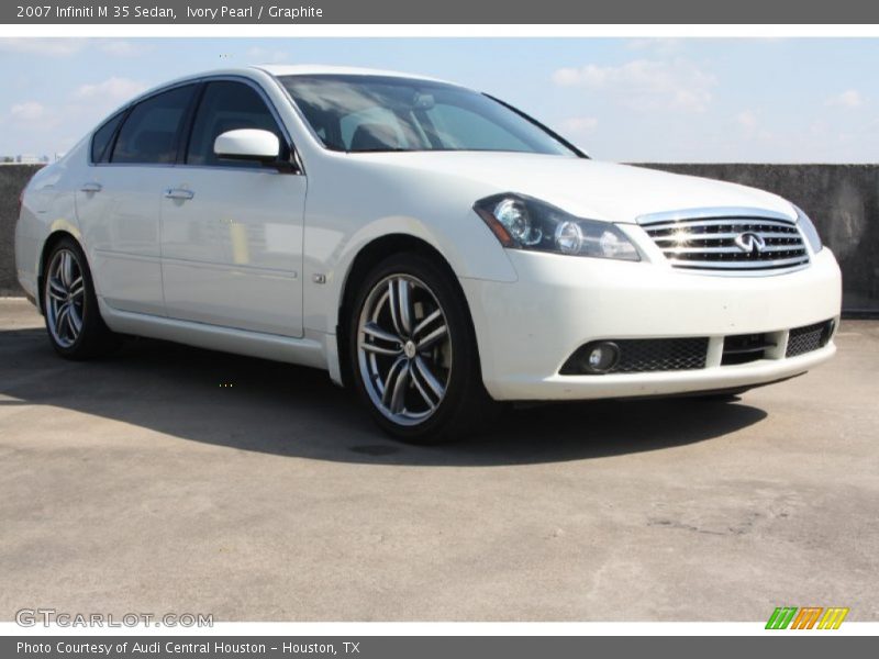 Ivory Pearl / Graphite 2007 Infiniti M 35 Sedan