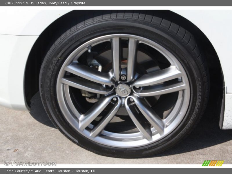Ivory Pearl / Graphite 2007 Infiniti M 35 Sedan