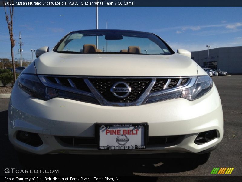 Glacier White Pearl / CC Camel 2011 Nissan Murano CrossCabriolet AWD