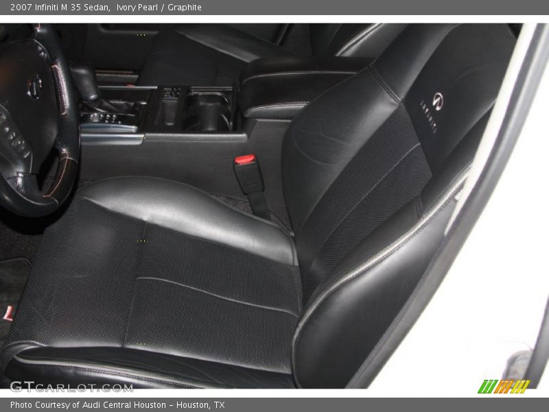 Ivory Pearl / Graphite 2007 Infiniti M 35 Sedan