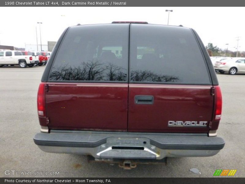 Dark Carmine Red Metallic / Neutral 1998 Chevrolet Tahoe LT 4x4