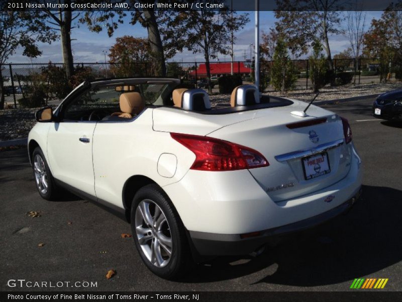 Glacier White Pearl / CC Camel 2011 Nissan Murano CrossCabriolet AWD