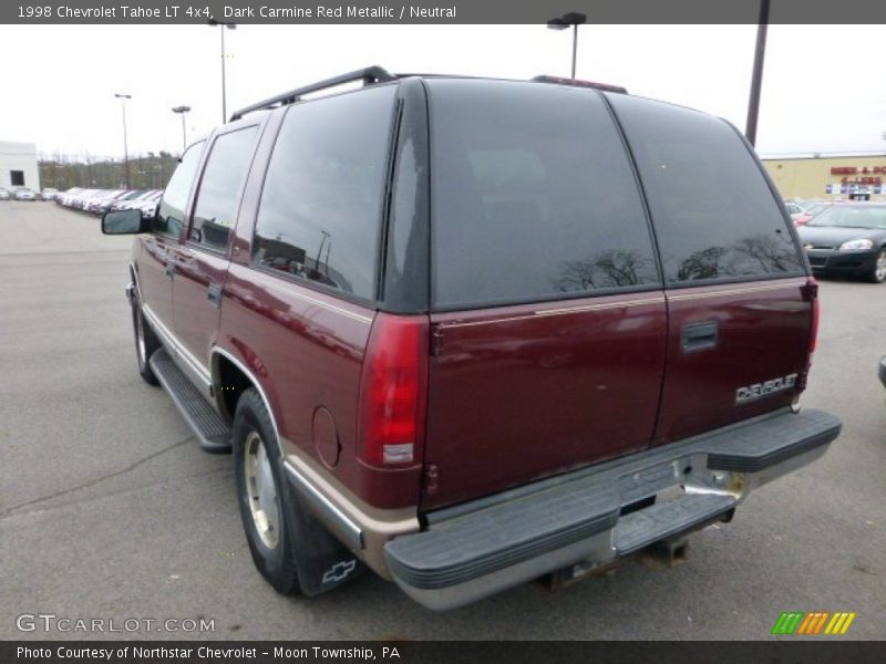 Dark Carmine Red Metallic / Neutral 1998 Chevrolet Tahoe LT 4x4