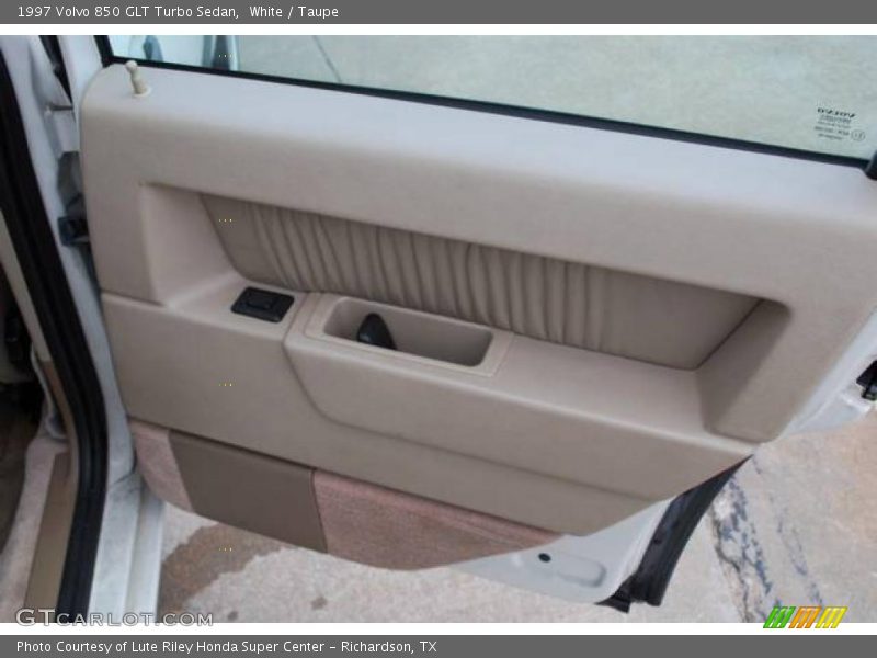 White / Taupe 1997 Volvo 850 GLT Turbo Sedan