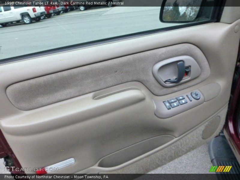 Dark Carmine Red Metallic / Neutral 1998 Chevrolet Tahoe LT 4x4