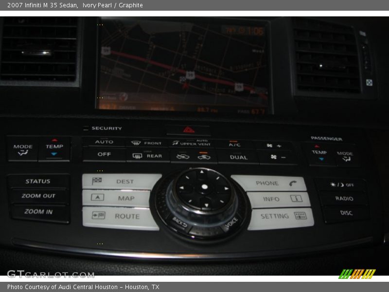 Ivory Pearl / Graphite 2007 Infiniti M 35 Sedan