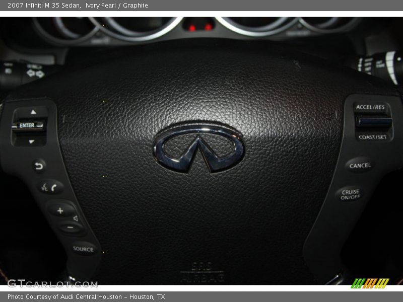 Ivory Pearl / Graphite 2007 Infiniti M 35 Sedan