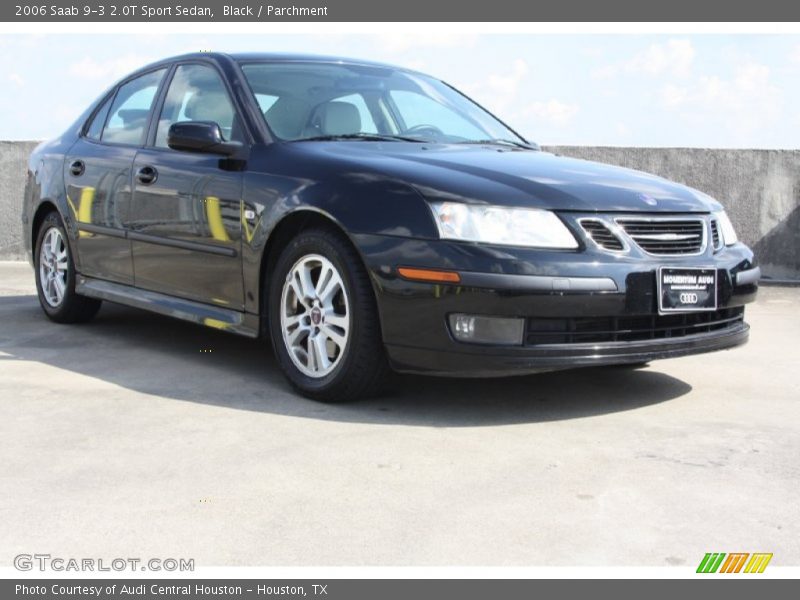 Black / Parchment 2006 Saab 9-3 2.0T Sport Sedan