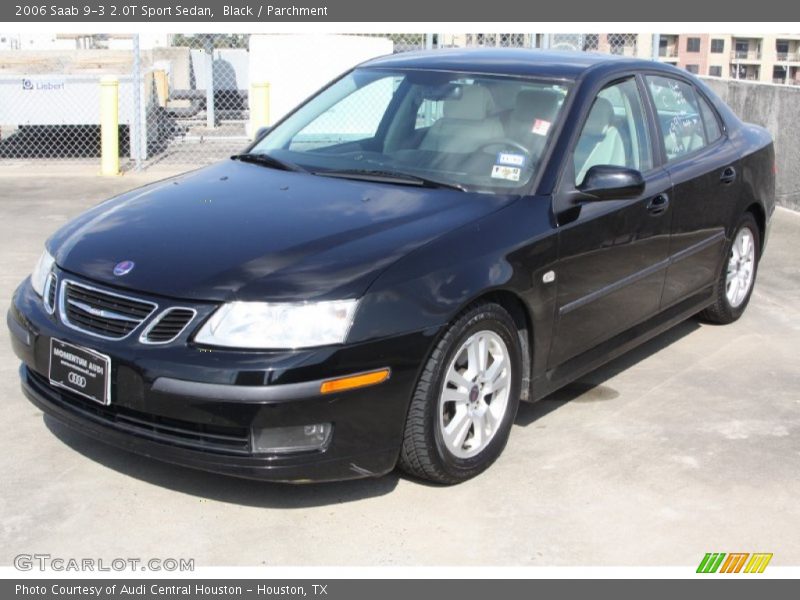 Black / Parchment 2006 Saab 9-3 2.0T Sport Sedan