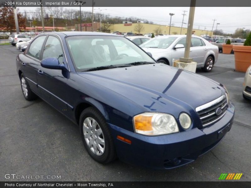 Imperial Blue / Gray 2004 Kia Optima LX