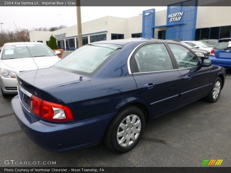 Imperial Blue / Gray 2004 Kia Optima LX
