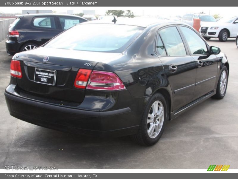Black / Parchment 2006 Saab 9-3 2.0T Sport Sedan
