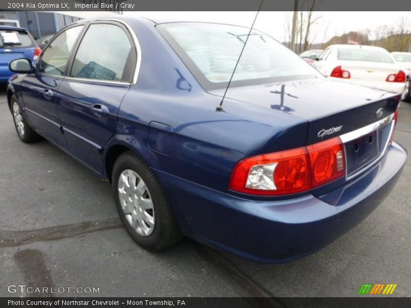 Imperial Blue / Gray 2004 Kia Optima LX