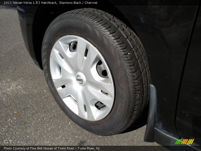 Espresso Black / Charcoal 2011 Nissan Versa 1.8 S Hatchback