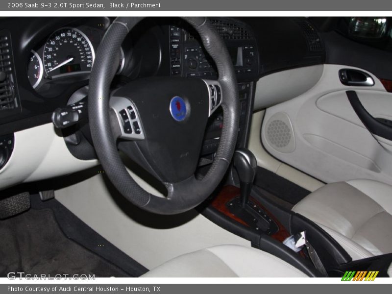 Black / Parchment 2006 Saab 9-3 2.0T Sport Sedan