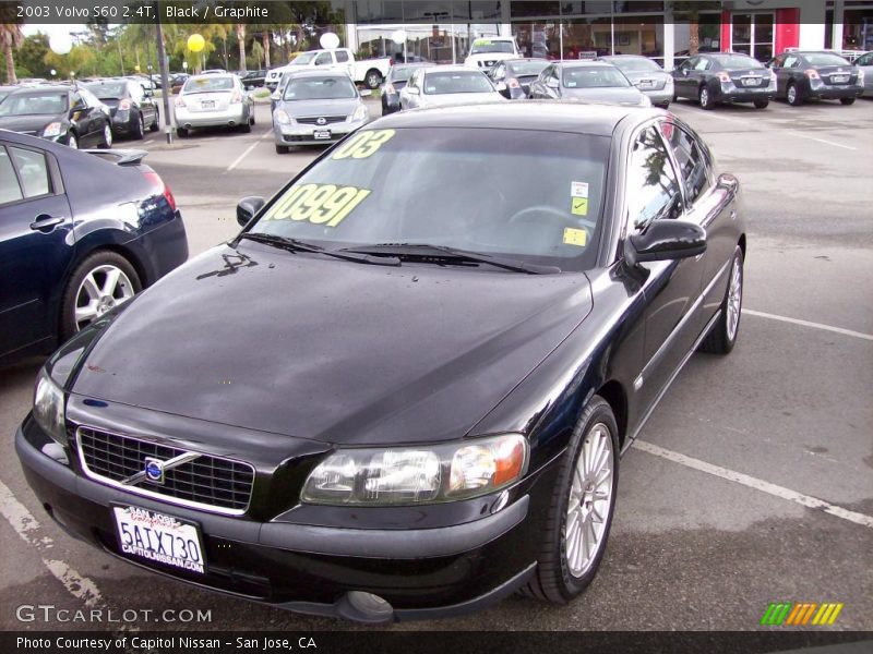 Black / Graphite 2003 Volvo S60 2.4T