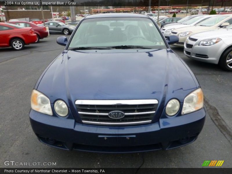 Imperial Blue / Gray 2004 Kia Optima LX