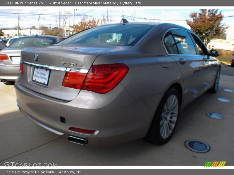 Cashmere Silver Metallic / Oyster/Black 2011 BMW 7 Series 750Li xDrive Sedan