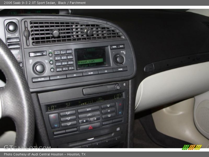 Black / Parchment 2006 Saab 9-3 2.0T Sport Sedan